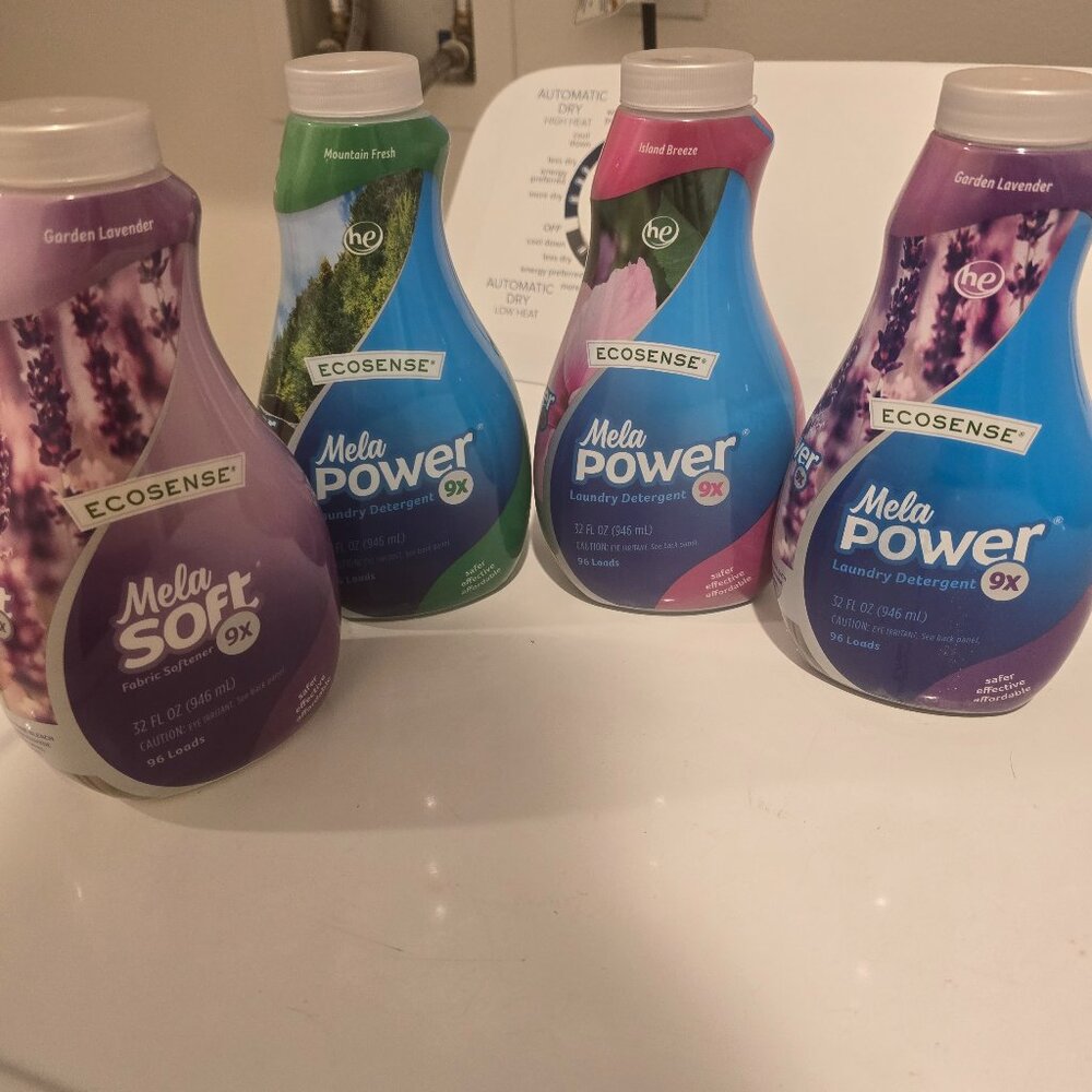 MelaPower 9x Detergent and Softner Bundle